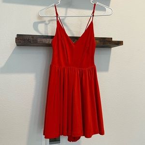 red silence + noise romper size xsmall